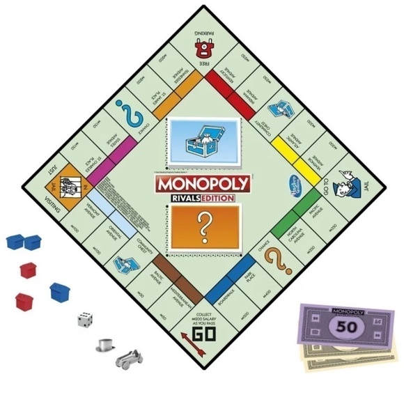 🌸 New Monopoly Rivals Edition
Board Game; Head-to-Head 2-Player Game - Picture 7 of 8